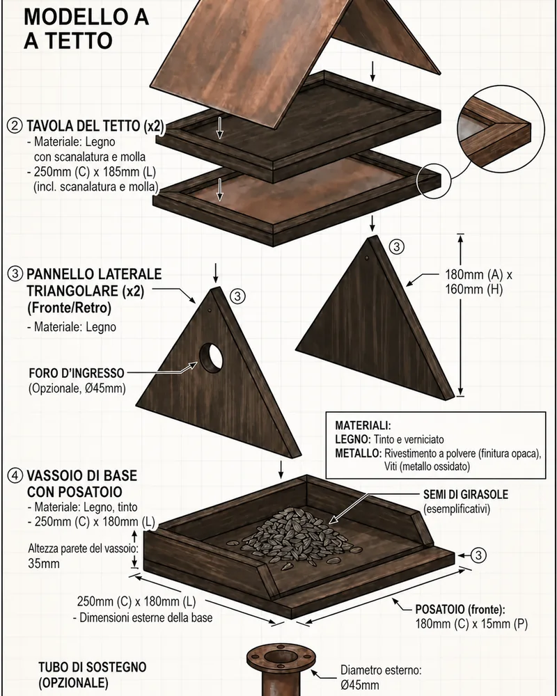 Mangiatoia a forma di A
